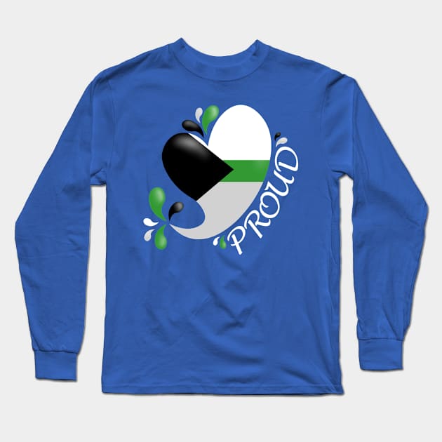 Proud to be Demiromantic Long Sleeve T-Shirt by CoffeeOtter